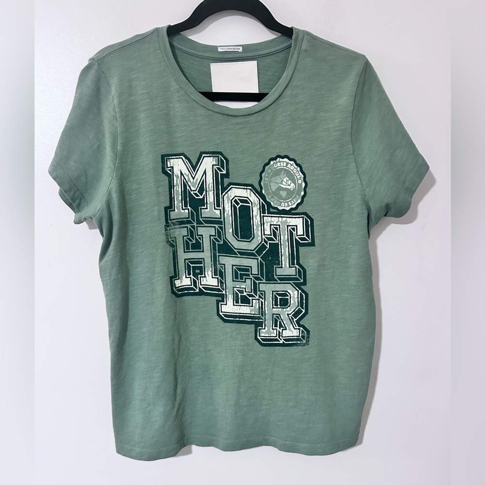 MOTHER Green Short Sleeve Tee